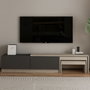 Hanah Home Soporte para TV Nest Travertino y Antracita